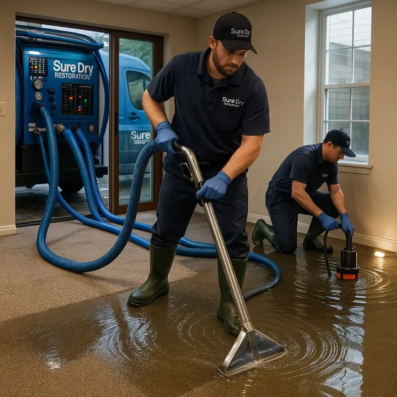Water Extraction and Removal process in Fox Chapel, PA